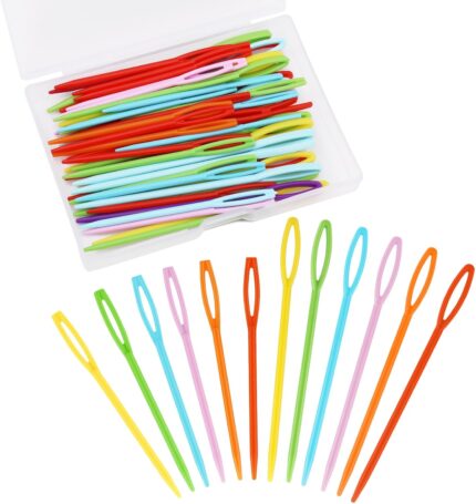 Large Eye Plastic Sewing Needles