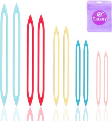 Colorful Plastic Yarn Needles