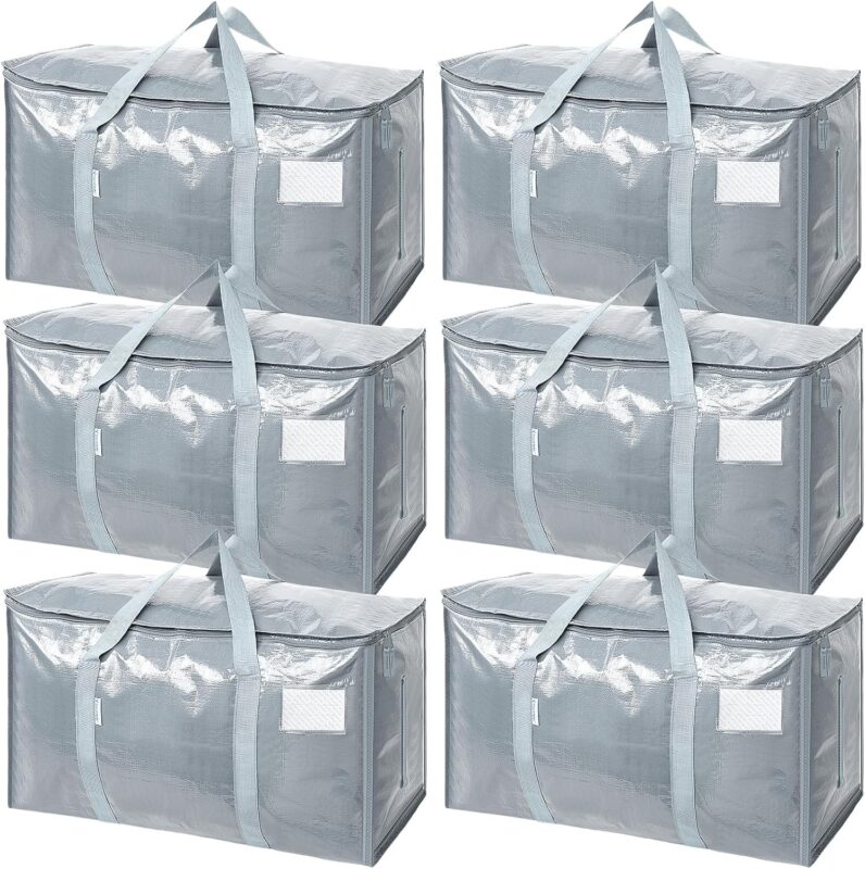 Large Moving Bags with Zippers