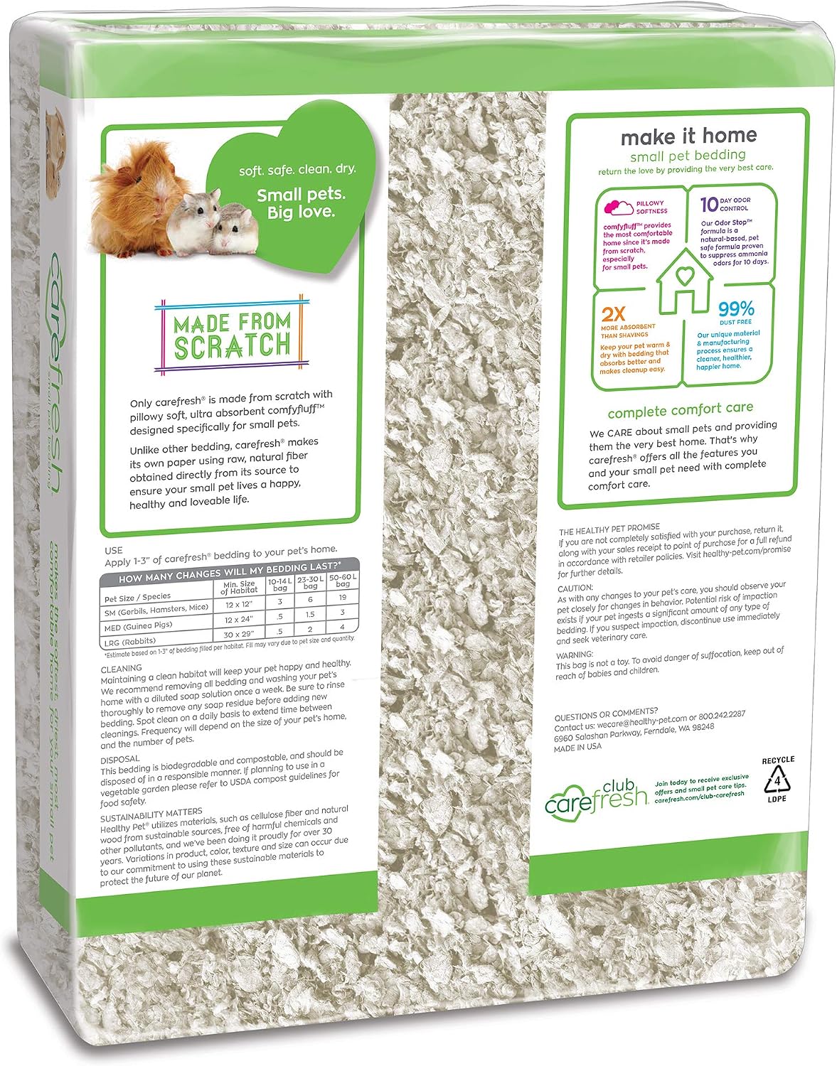 Carefresh White Pet Bedding - Hình 2