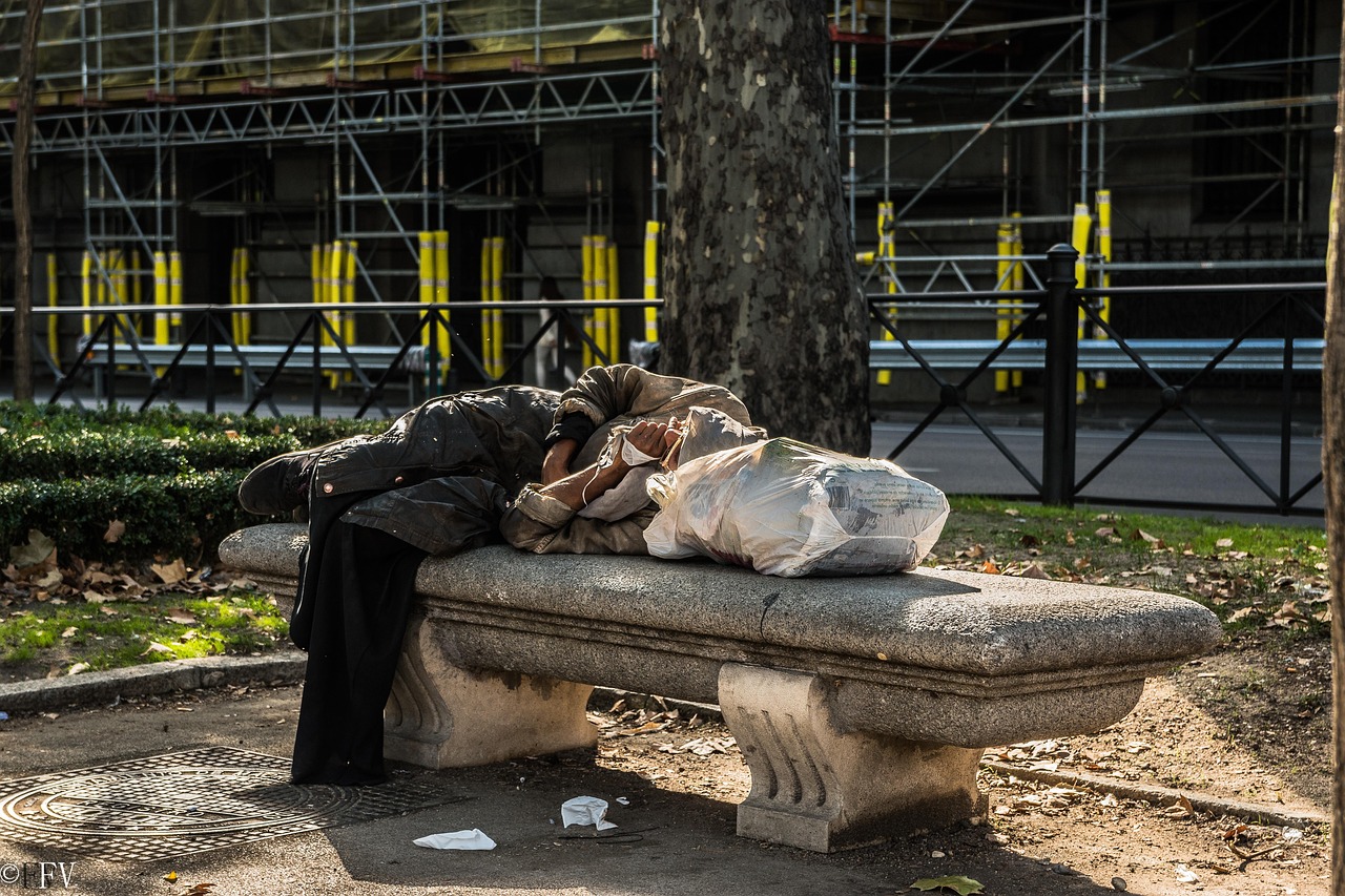 Person sleeping on their side