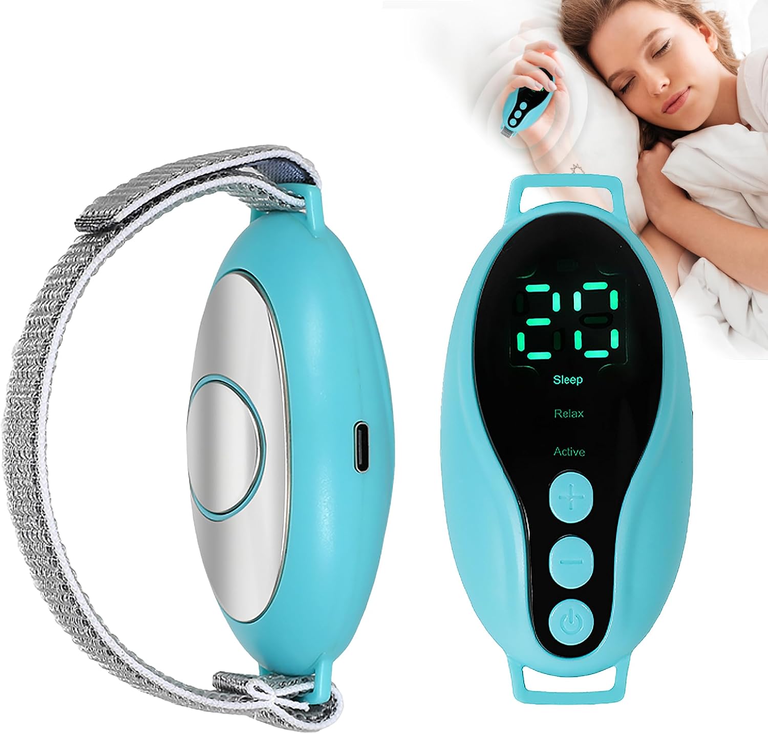 Handheld Sleep Aid Device, Palm Sleep Massage Anxiety Device