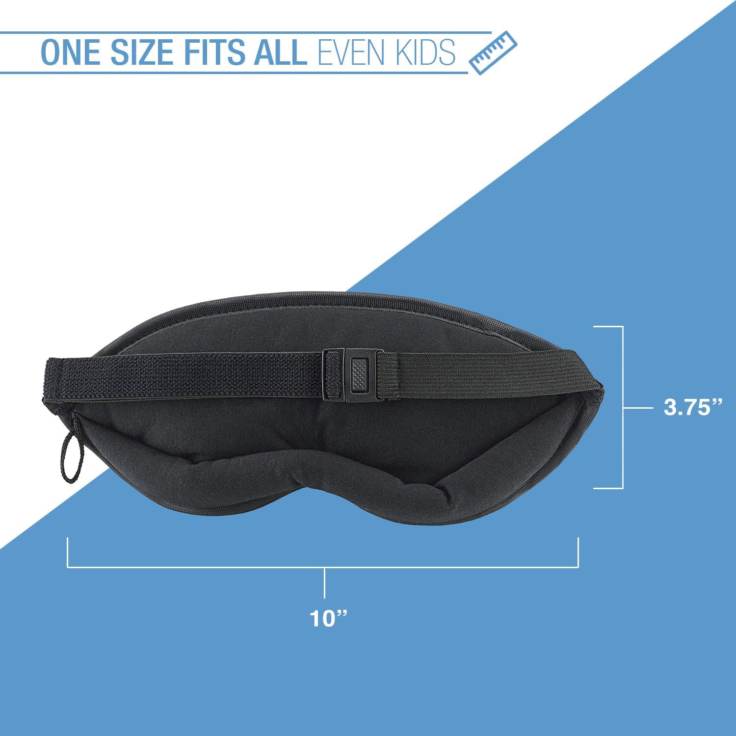 Lewis N. Clark Comfort Sleep Mask - Eye Mask for Travel - Comfortable & Breathable — view 2