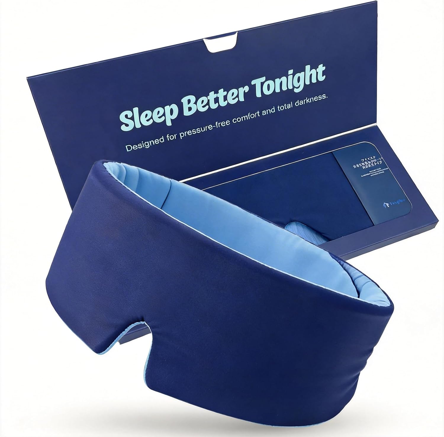 TongTuo Sleep Mask for Men & Women, Blackout Eye Mask for Sleeping, Hypoallergenic
