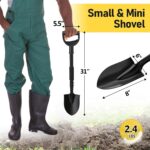 Compact Steel D-Handle Shovel – photo 2