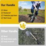 Compact Steel D-Handle Shovel – photo 3