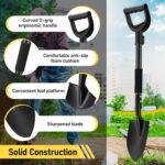 Compact Steel D-Handle Shovel – photo 4