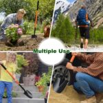 Compact Orange Handle Steel Digging Shovel – photo 4