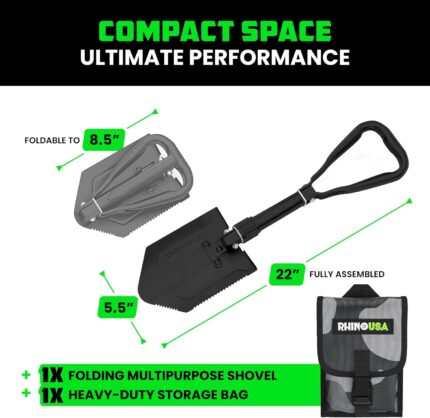 Military Style Folding E-Tool – photo 2