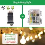 Dimmable G40 Globe String Lights - Hình 6