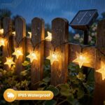 Solar Powered Star Fairy Lights - Hình 3