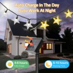 Solar Powered Star Fairy Lights - Hình 4