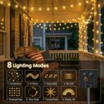 Solar Powered Star Fairy Lights - Hình 5