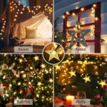 Solar Powered Star Fairy Lights - Hình 6