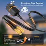 200FT Dimmable S14 LED Outdoor String Lights - Hình 7