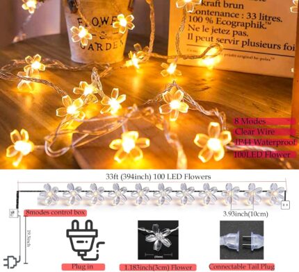 LED Flower String Lights - Hình 2