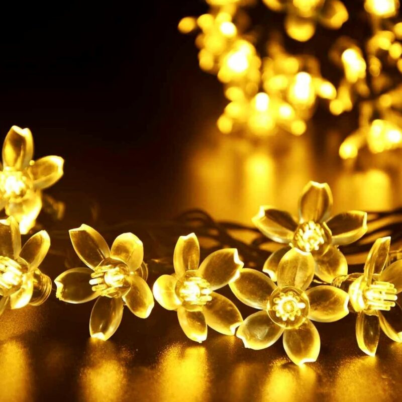 LED Flower String Lights