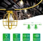 Rugged Industrial String Lights - Hình 4