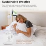 Threadmill White 800 TC Cotton Sateen Sheet Set - Hình 7