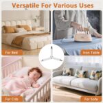 Adjustable White Triangular Bed Sheet Fasteners - Hình 7