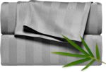 Pure White Bamboo Viscose Sheet Set - Hình 10