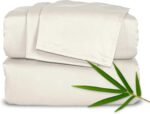 Pure White Bamboo Viscose Sheet Set - Hình 17
