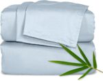 Pure White Bamboo Viscose Sheet Set - Hình 22