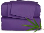 Pure White Bamboo Viscose Sheet Set - Hình 29