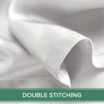 Pure White Bamboo Viscose Sheet Set - Hình 8