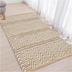 Plush White Cotton Bath Mat Set - Hình 10