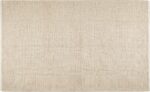 Plush White Cotton Bath Mat Set - Hình 9