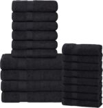 Peach Coral Cotton Bath Towels - Hình 10