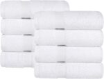 Peach Coral Cotton Bath Towels - Hình 13