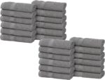 Peach Coral Cotton Bath Towels - Hình 15
