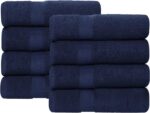 Peach Coral Cotton Bath Towels - Hình 17