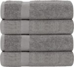 Peach Coral Cotton Bath Towels - Hình 23