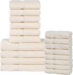 Peach Coral Cotton Bath Towels - Hình 24