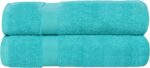 Peach Coral Cotton Bath Towels - Hình 26