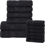 Peach Coral Cotton Bath Towels - Hình 27