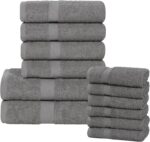 Peach Coral Cotton Bath Towels - Hình 28