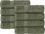 Peach Coral Cotton Bath Towels - Hình 31