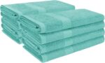 Peach Coral Cotton Bath Towels - Hình 34
