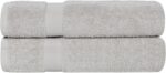 Peach Coral Cotton Bath Towels - Hình 35