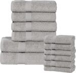 Peach Coral Cotton Bath Towels - Hình 37