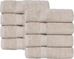 Peach Coral Cotton Bath Towels - Hình 39
