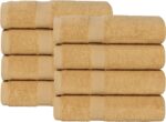 Peach Coral Cotton Bath Towels - Hình 40