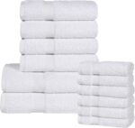 Peach Coral Cotton Bath Towels - Hình 41