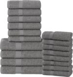 Peach Coral Cotton Bath Towels - Hình 43