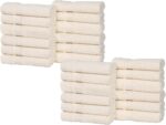 Peach Coral Cotton Bath Towels - Hình 48