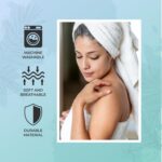 Peach Coral Cotton Bath Towels - Hình 5